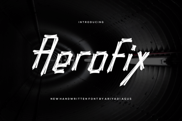 Aerofix Display Font for Creative Content Layouts