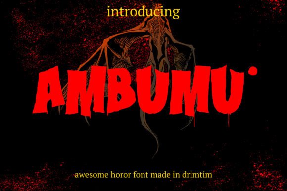 Ambumu Font for Bold Branding and Edgy Design Projects