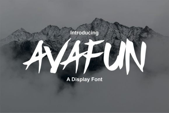 Avafun Display Font for Bold Web Design