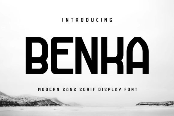 Benka Font: A Bold Display Typeface for Modern Designers
