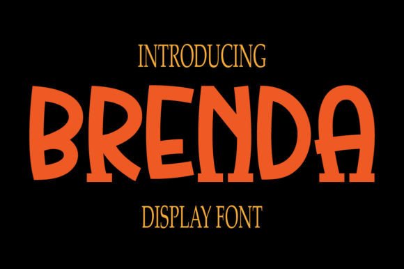 Brenda Display Font for Quirky and Cheerful Projects