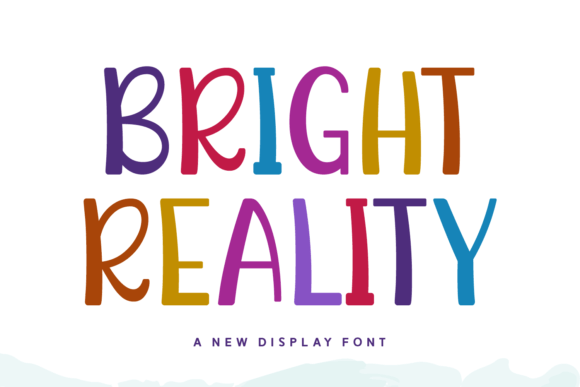Bright Reality Font for Playful Branding and Eye-Catching Campaigns