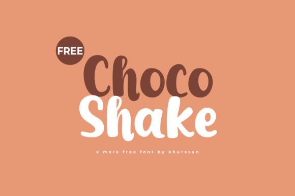 Choco Shake Typeface: Elevate Brand Visuals With This Cute Display Font
