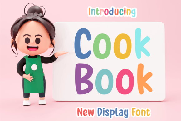 Cook Book Font: A Sweet and Friendly Typeface for Creative Projects