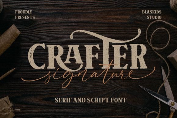 Crafter Signature Font for Professional Branding and Display