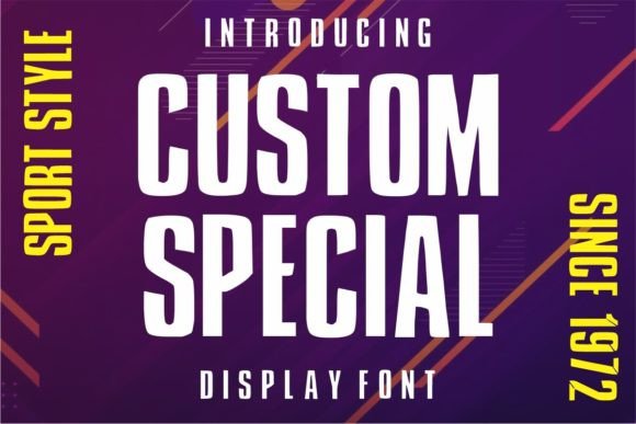 Custom Special Font: A Display Typeface That Cuts Through the Noise