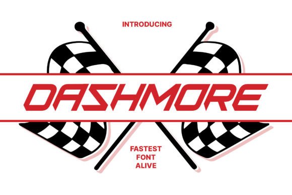 Dashmore Typeface Review: Vintage Racing Charm for Handmade Brands