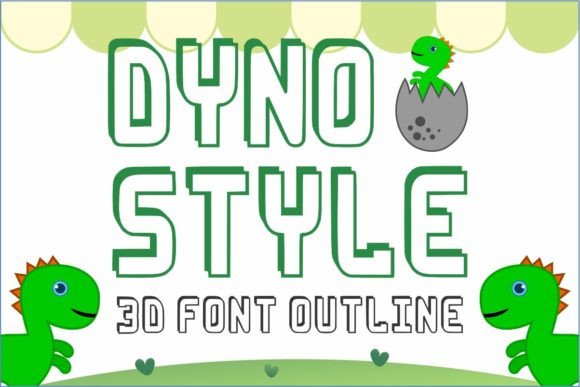 Dyno Style Font for a Playful Editorial Design