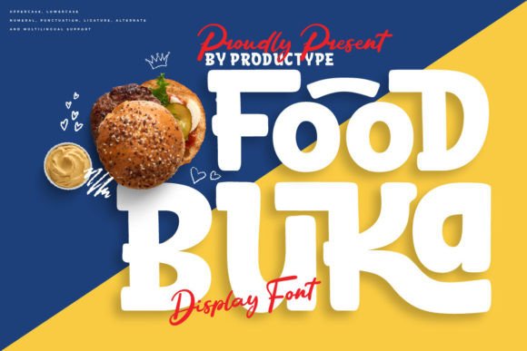 Food Buka Font: A Display Typeface That Elevates Food and Beverage Branding