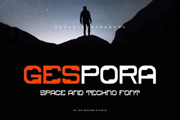 Gespora Font: A Bold Display Typeface for Makers and Brand Creators