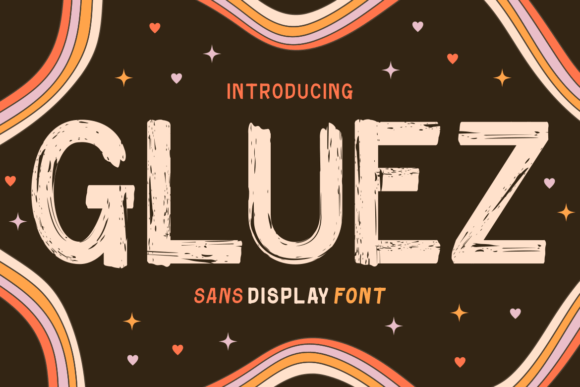 Gluez: A Modern Sans Display Font for Digital Branding