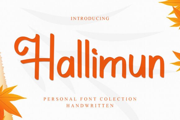 Hallimun Font: A Handwritten Touch for Business Branding