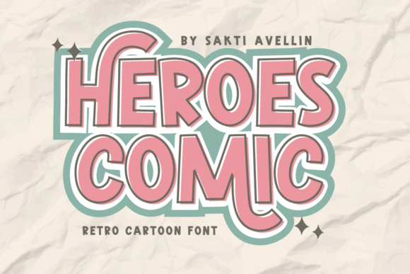 Heroes Comic: The Playful Display Typeface for Engaging Web Design