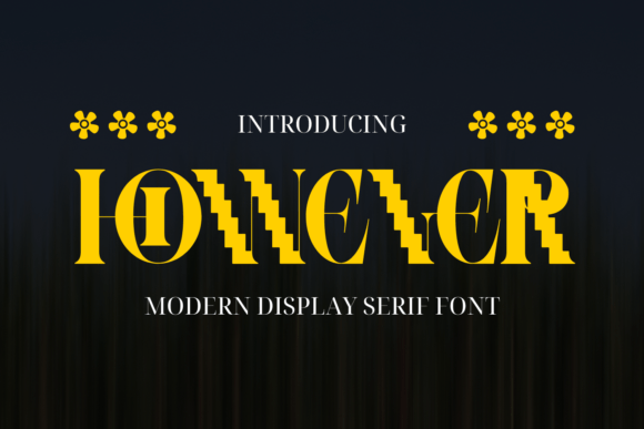 However Font: A Modern Serif for Crafters and Makers