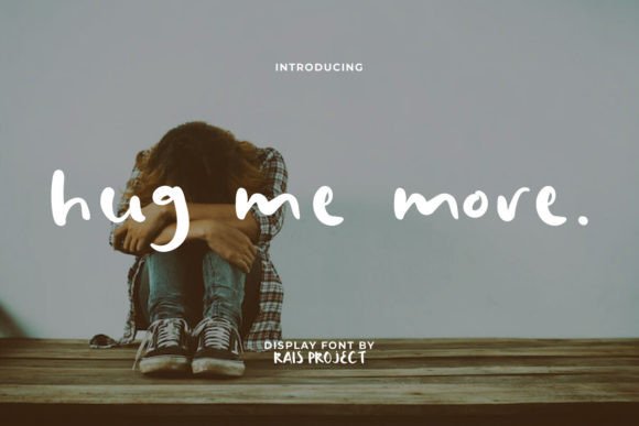 Hug Me More Font for Heartfelt Handmade Creations