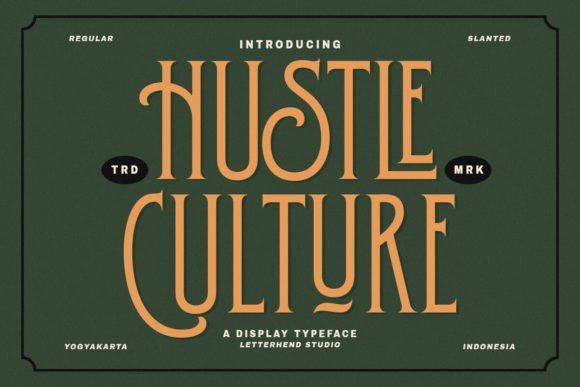 Hustle Culture Font for Modern Web Design