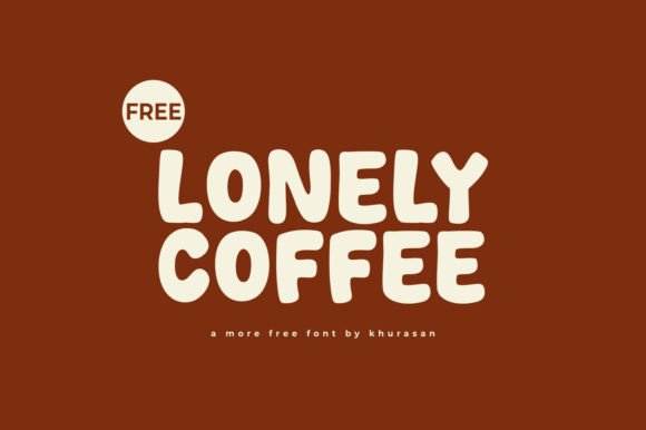 Lonely Coffee Typeface: A Modern Display Font for Brand Visuals