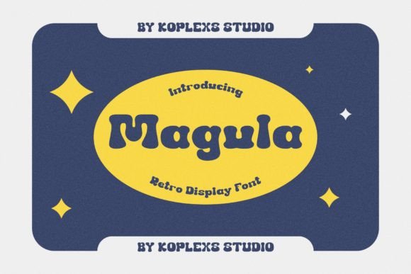 Magula Font: A Groovy Display Typeface for Creative Projects