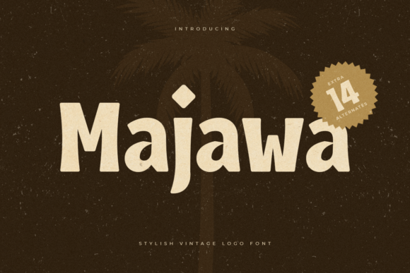 Majawa Font: A Bold, Playful Typeface for Craft Creators