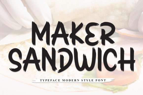 Maker Sandwich Display Font for Bold Branding and Digital Campaigns