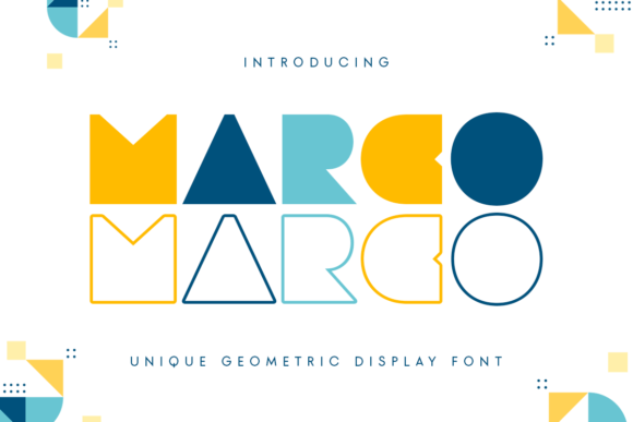 Marco Font: A Quirky Display Typeface for Digital Design