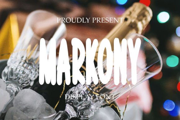 Markony Font: A Playful Display Typeface for Creative Branding