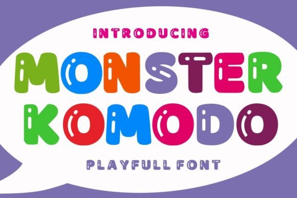 Monster Komodo Font Review: A Bold Display Typeface for Friendly Branding