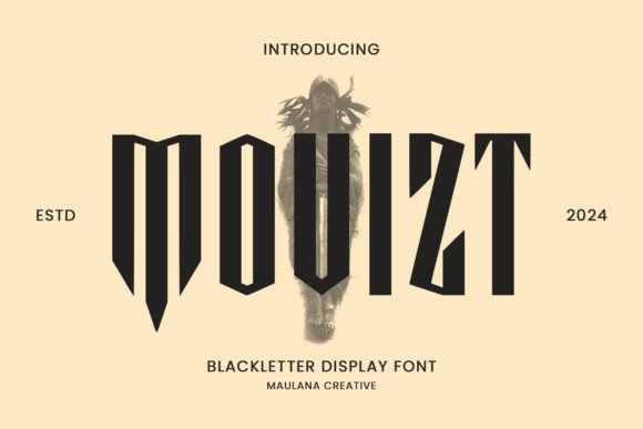 Movizt Font: A Stylish Display Typeface for Digital Design