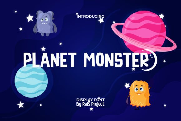 Planet Monster Font: A Playful Display Typeface for Creative Projects