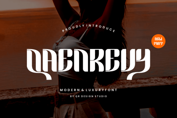 Qaenrevy Font for Stylish Shop Branding and Creative Projects