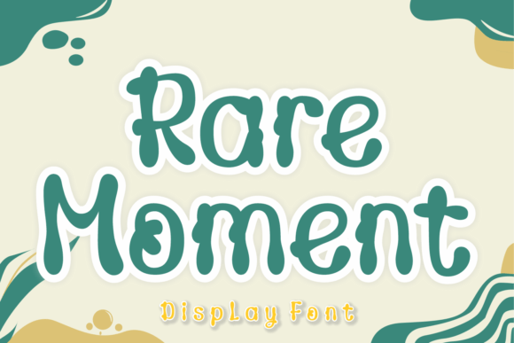 Rare Moment Font: A Quirky Display Typeface for Creative Publishing