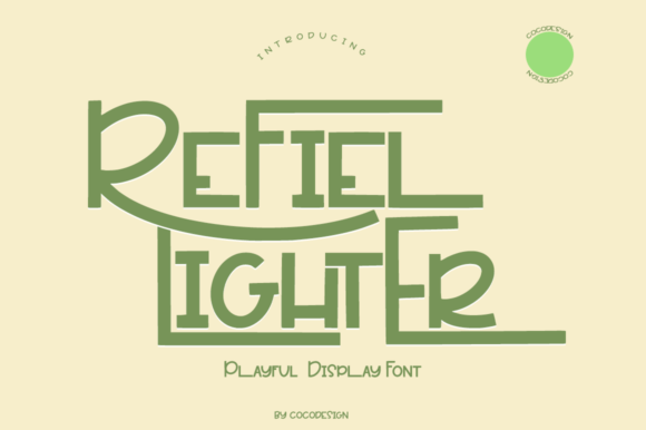 Refiel Lighter – A Display Font for Editorial Elegance