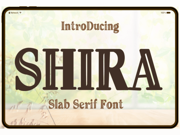 Shira Font for Bold Branding and Creative Design