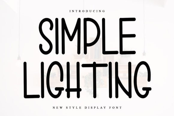 Simple Lighting Font: Add Festive Charm to Your Brand