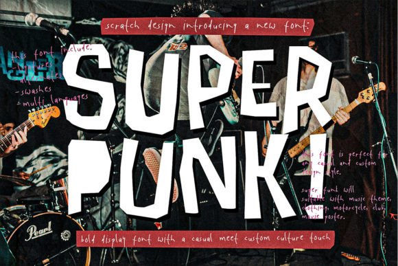 Super Punk Font Review for Creative Branding Projects