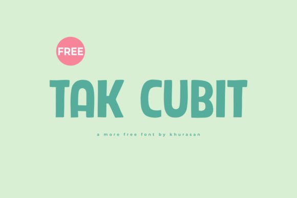 Tak Cubit Display Font Review for Crafters and Sellers