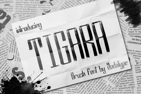Tigara Display Font for Crafters and Creative Sellers