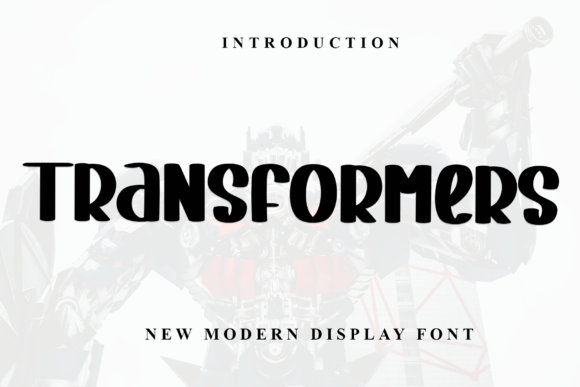 Transformers Font Review: A Festive Typeface for Creative Projects