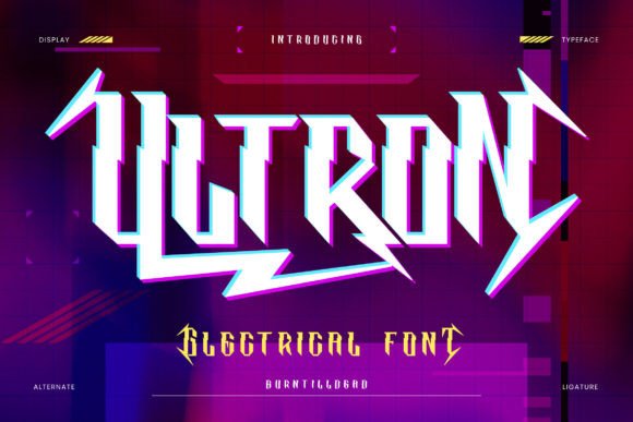 Ultron Font: A Dynamic Typeface for Creative Branding